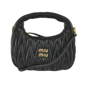 ミュウミュウ マテラッセ ハンドバッグ レザー RFID