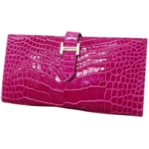 エルメス ベアンスフレ 財布 アリゲーター Z刻印