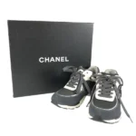 シャネル スニーカー スエード メッシュ