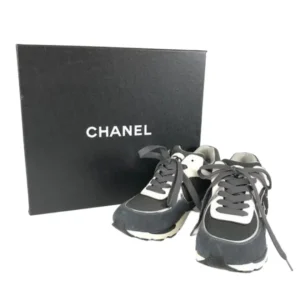 シャネル スニーカー スエード メッシュ