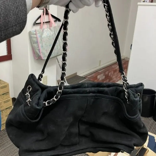 シャネル　コットン　チェーントート