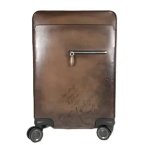 ベルルッティ スーツケース レザー ブラウン