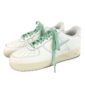 ナイキ エアフォース1 スニーカー ホワイト ライトグリーン