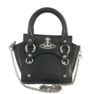 ヴィヴィアンウエストウッド ハンドバッグ レザー