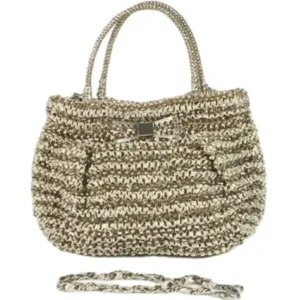 アンテプリマ ハンドバッグ ワイヤー/サテン ゴールド