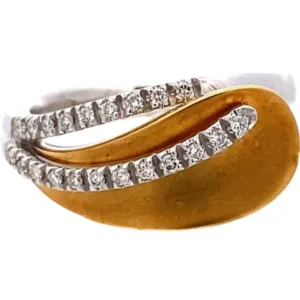 ビービージー 指輪(リング) K18 ダイヤ