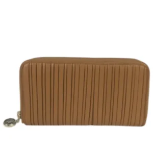 ブルガリ モネーテ 財布 レザー ブラウン