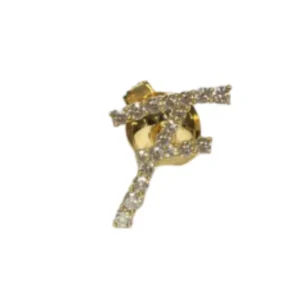 ギメル 18K ダイヤ カフス タイピン 0.453ct