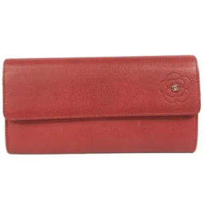 シャネル バタフライカメリア 財布 レザー