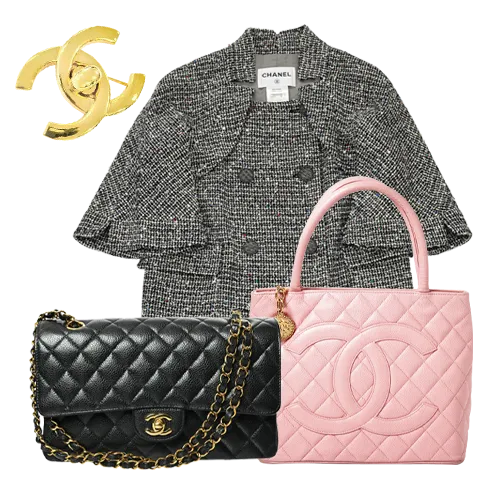 CHANEL シャネル マトラッセ H0489 クォーツ式 黒文字盤 ダイヤ