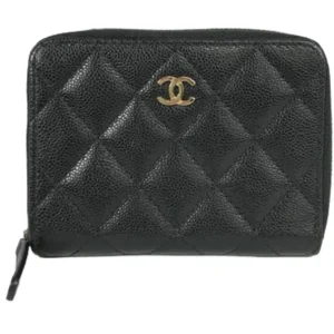 シャネル マトラッセ 財布 キャビアスキン