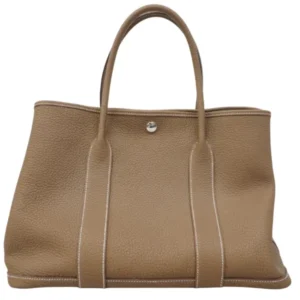 エルメス ガーデンパーティPM トートバッグ レザー