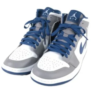 ナイキ エアジョーダン1 スニーカー グレー ブルー