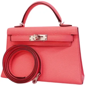 エルメス ミニケリー ハンドバッグ レザー