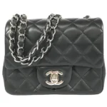 シャネル マトラッセ チェーンショルダーバッグ ラムスキン