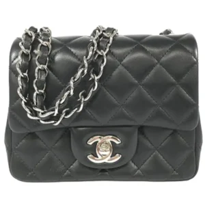 シャネル マトラッセ チェーンショルダーバッグ ラムスキン