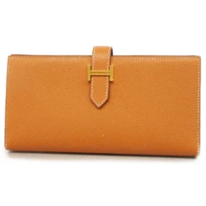 エルメス ベアンスフレ 財布 レザー U刻印