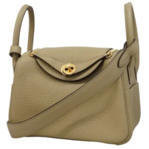 エルメス リンディミニ ショルダーバッグ レザー W刻印