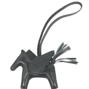 エルメス ロデオチャームペガサスPM チャーム レザー/アリゲーター U刻印