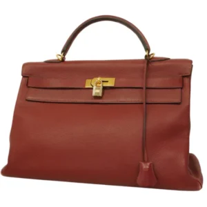 エルメス ケリー40 ハンドバッグ レザー □D刻印 ゴールド金具