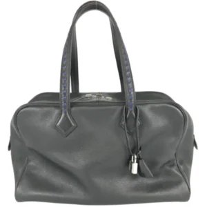 エルメス ヴィクトリア ボストンバッグ レザー C刻印