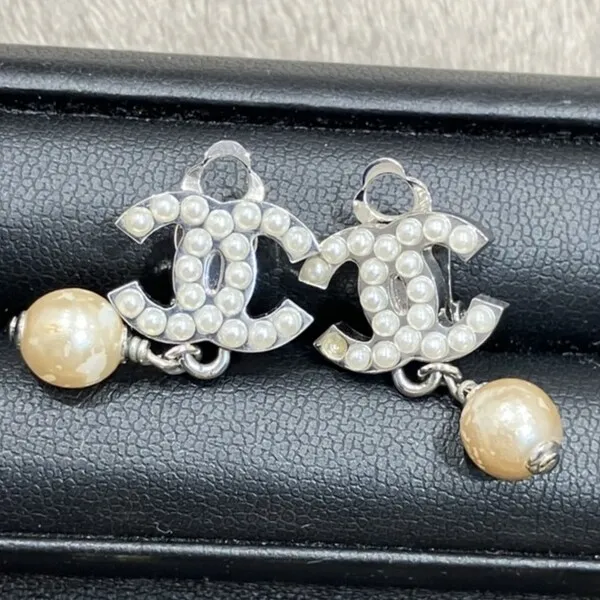 シャネル　ココマーク　パールイヤリング