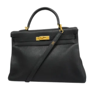 エルメス ケリー35 ハンドバッグ レザー □D刻印 ゴールド金具
