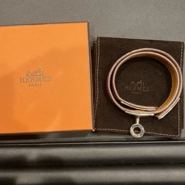 エルメス　ケリー　レザーブレスレット