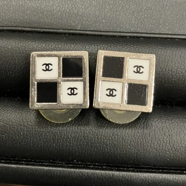 シャネル　ココマーク　スクエアピアス