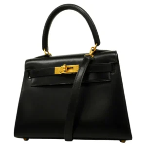 エルメス ミニケリー20 ハンドバッグ レザー ○U刻印 ゴールド金具