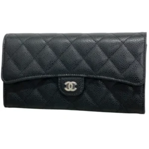 シャネル マトラッセ 財布 キャビアスキン