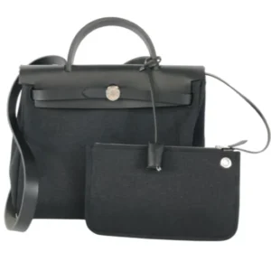 エルメス エールバッグジップPM ショルダーバッグ キャンバス W刻印