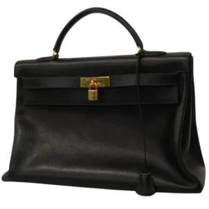 エルメス ケリー40 ハンドバッグ レザー ○X刻印 ゴールド金具