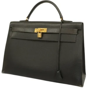エルメス ケリー40 ハンドバッグ レザー ○W刻印 ゴールド金具
