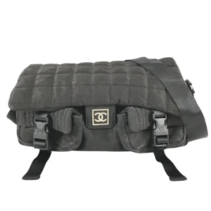 シャネル スポーツ チョコバー ショルダーバッグ ナイロン