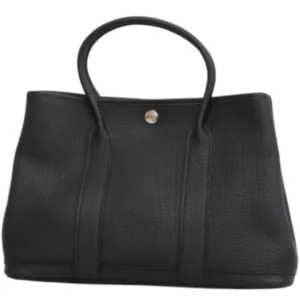 エルメス ガーデンパーティPM ハンドバッグ ネゴンダ ブラック B刻印