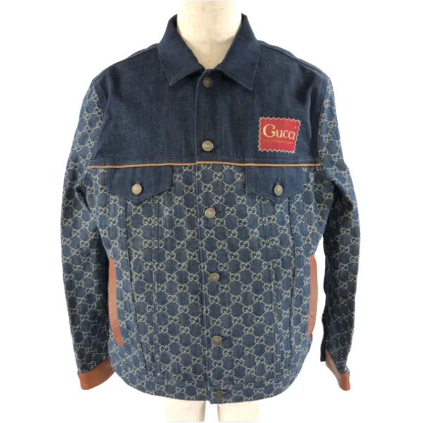 グッチ セットアップ ブルー ジャケット