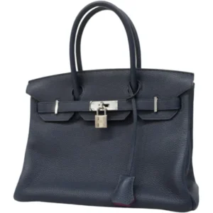 エルメス バーキン30ヴェルソ ハンドバッグ レザー C刻印 シルバー金具