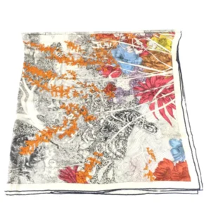 エルメス カレジェアン スカーフ シルク カシミヤ