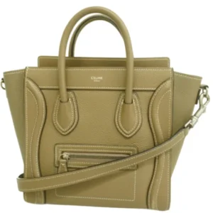 セリーヌ ラゲージナノ ハンドバッグ レザー