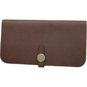 エルメス ドゴンロング 財布 レザー X刻印