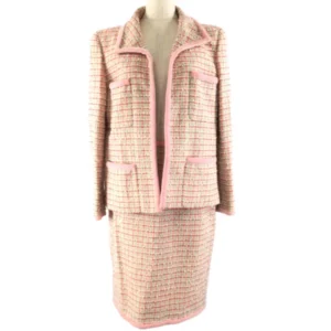 シャネル セットアップ マルチカラー ジャケット スカート