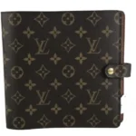ルイ・ヴィトン アジェンダ スクラップブック モノグラム 手帳カバー PVC ブラウン R20995