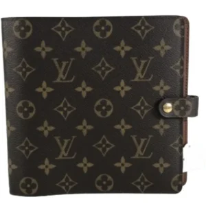 ルイ・ヴィトン アジェンダ スクラップブック モノグラム 手帳カバー PVC ブラウン R20995