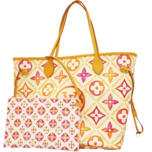 ルイ・ヴィトン モノグラムタイル ネヴァーフルMM トートバッグ M25317