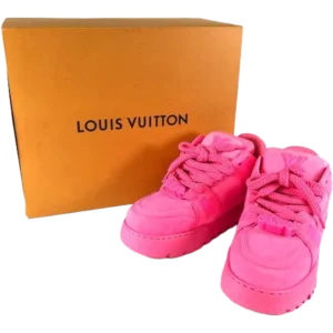 ルイ・ヴィトン スニーカー レザー ピンク サイズ8/メンズ
