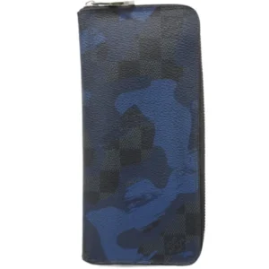 ルイ・ヴィトン ダミエコバルトカモフラージュ ジッピーウォレット 財布 N63293