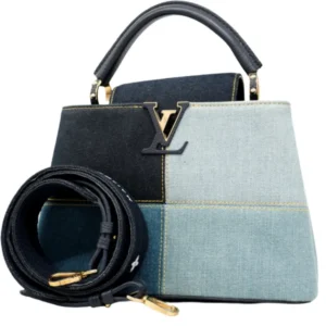 ルイ・ヴィトン モノグラムデニムパッチワーク カプシーヌBB ハンドバッグ M59430