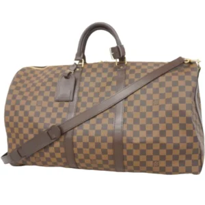 ルイ・ヴィトン ダミエ キーポルバンドリエール55 ボストンバッグ N41414
