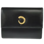 カルティエ 財布 レザー ブラック